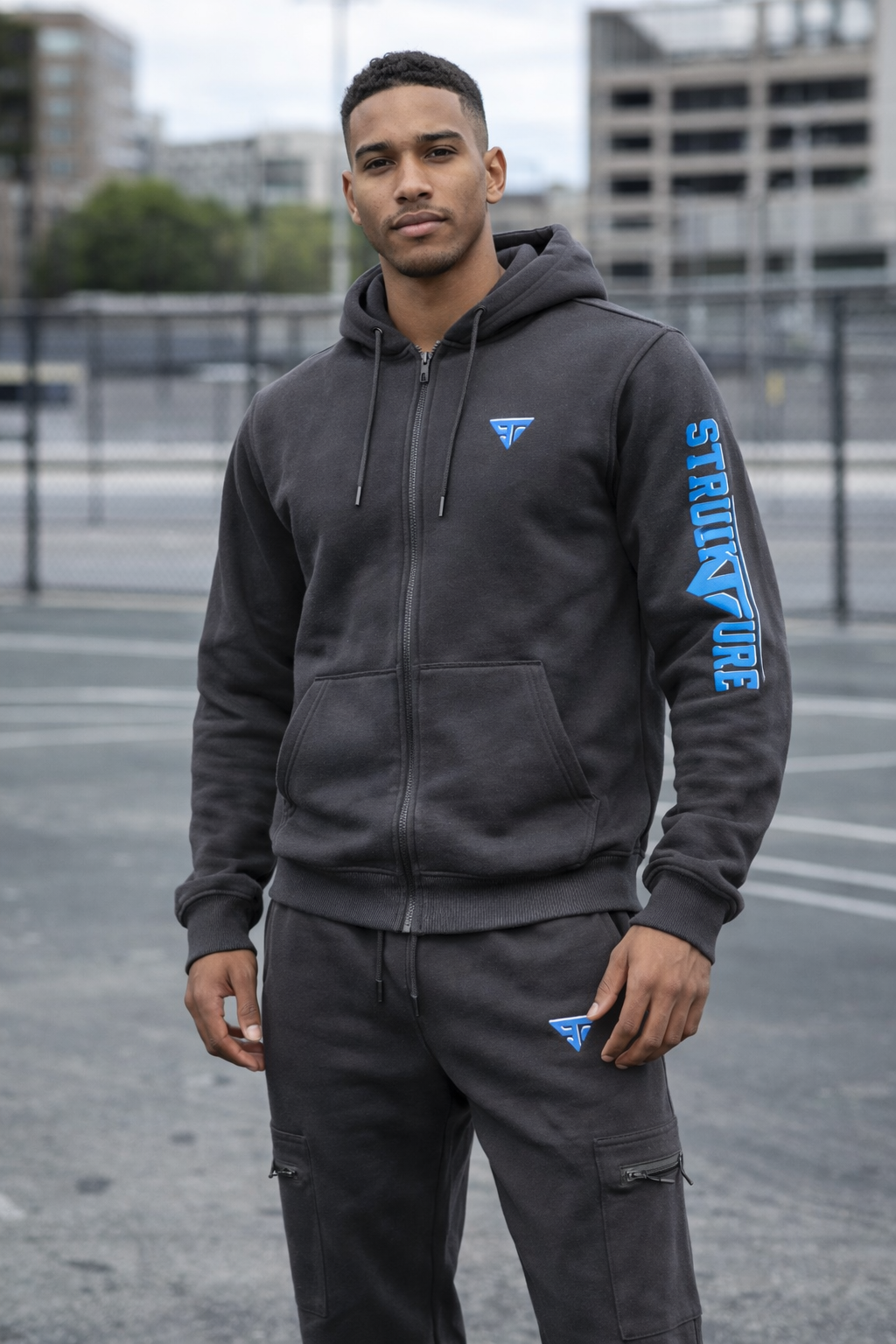 Strukture Men's Sweatsuit with Cargo pockets