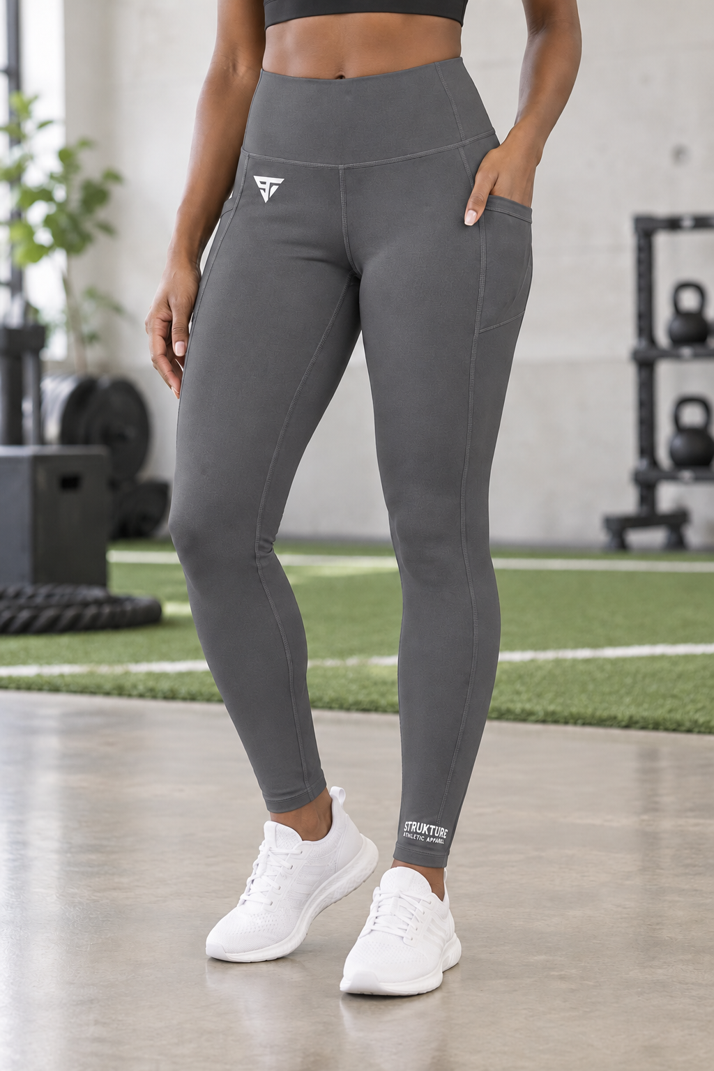 Strukture Women's High-Waisted Performance Leggings with Pockets