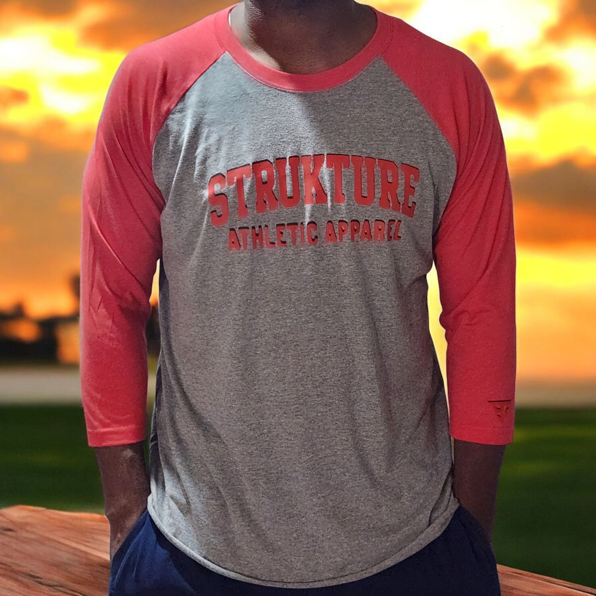 Strukture 3/4 Sleeve Raglan