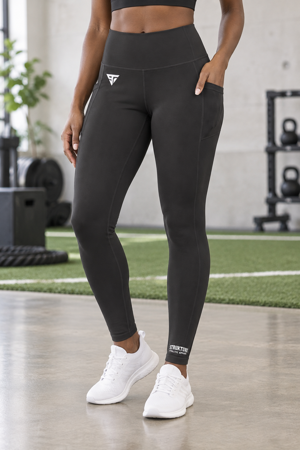 Strukture Women's High-Waisted Performance Leggings with Pockets