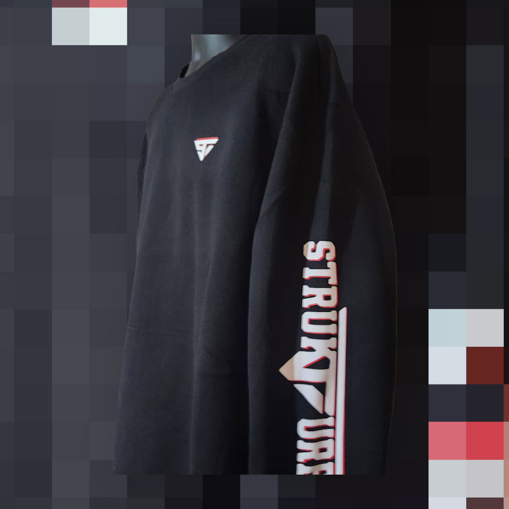 Strukture Pullover Sweatshirt