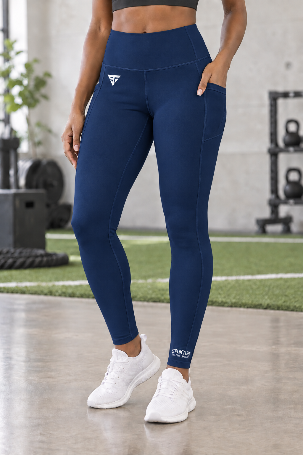 Strukture Women's High-Waisted Performance Leggings with Pockets