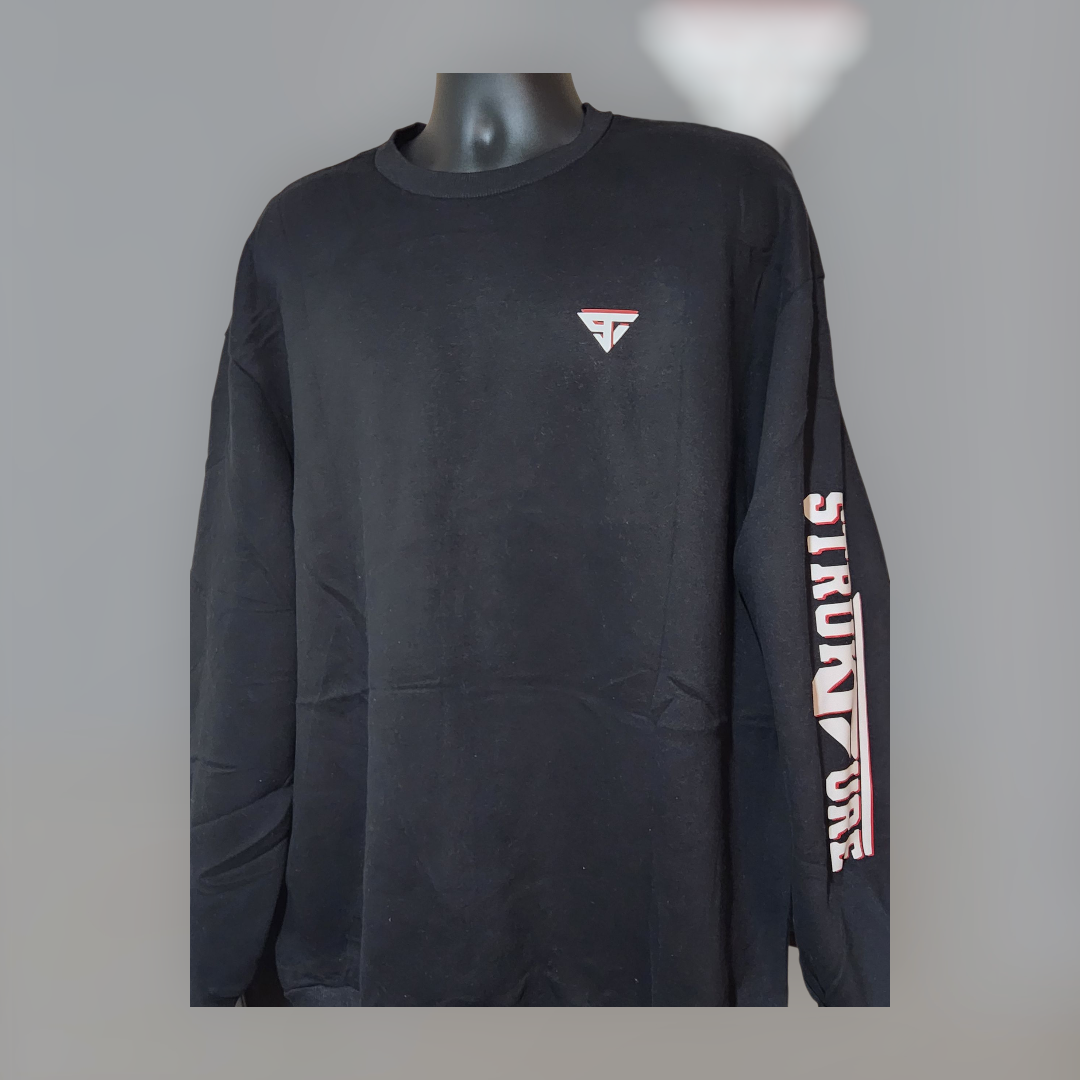 Strukture Pullover Sweatshirt