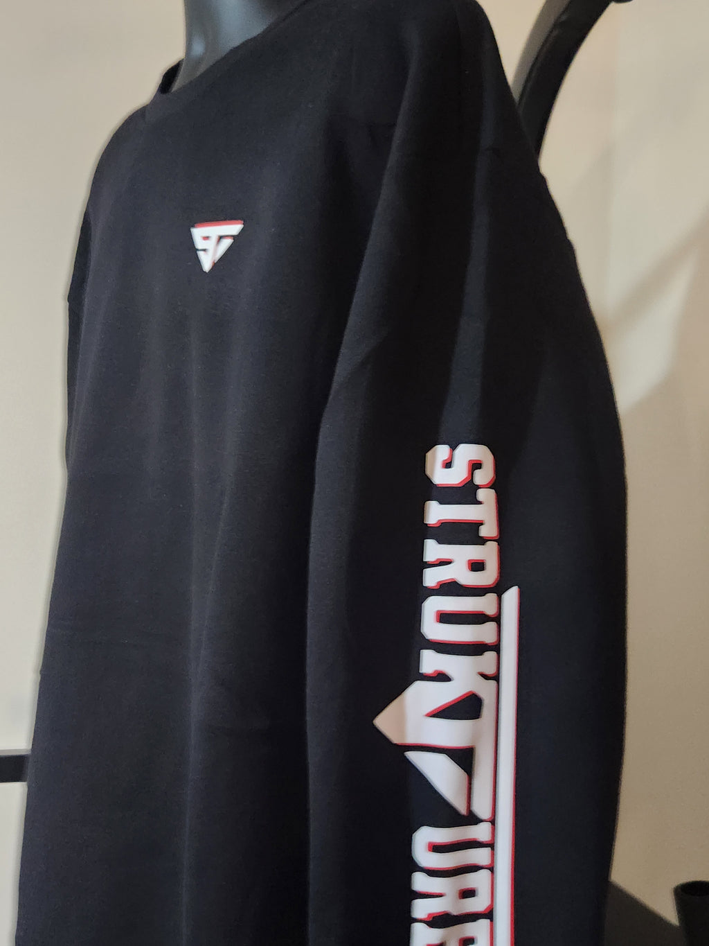 Strukture Pullover Sweatshirt